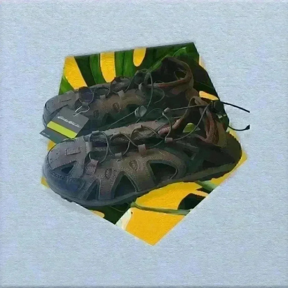 Eddie Bauer Men's Sandal Rainer Brown - Picture 4 of 9